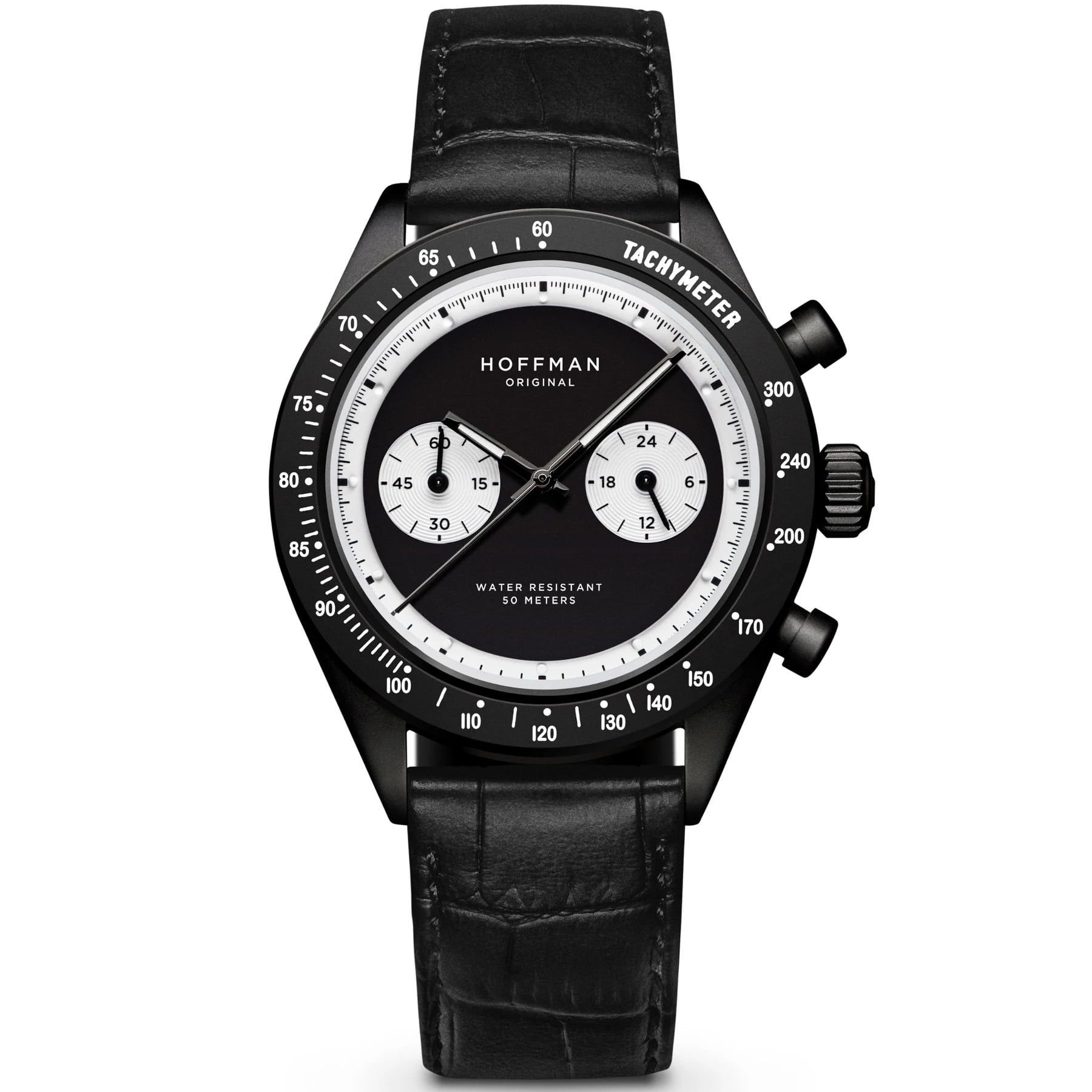 Hoffman Racing 40 Chronograph Black White