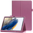 thumbnail image 1 of Para Samsung Galaxy Tab A8 10.5 (2021) Funda De Tableta Con Textura De Litchi Cubierta Protectora De Cuero PU Con Auto Wake/Sleep - Negro, 1 of 5