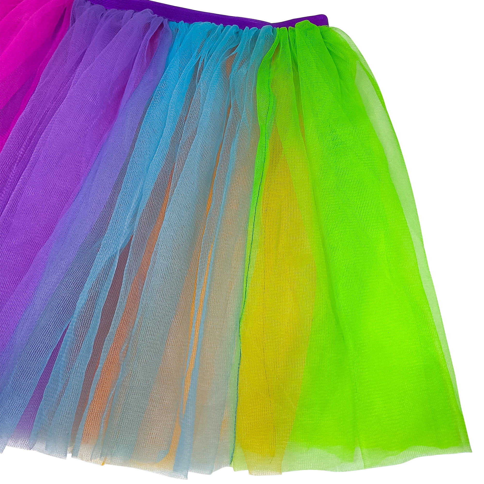 Women's Rainbow Tulle Tutu, L/XL, by Way To Celebrate