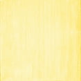 thumbnail image 1 of Ahgly Company Indoor Square Solid Yellow Modern Area Rugs, 5' Square, 1 of 4