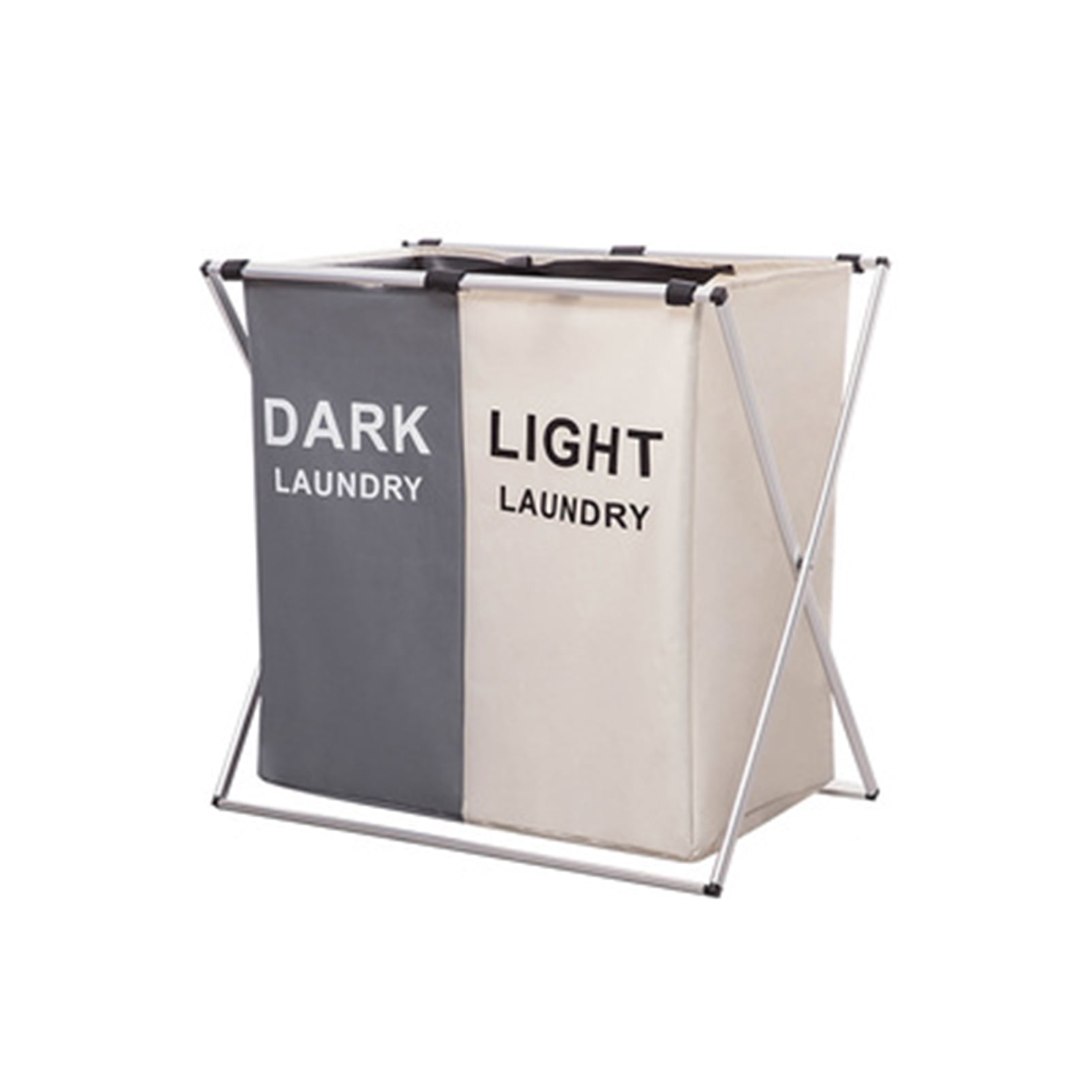Details about   Waterproof Portable Laundry Basket Oxford Collapsible Metal Dirty Cloth Storage 