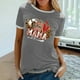 thumbnail image 2 of Elegante blusa de manga corta con cuello redondo y manga abullonada para mujer OAVQHLG3B Store  lin121212, 2 of 5