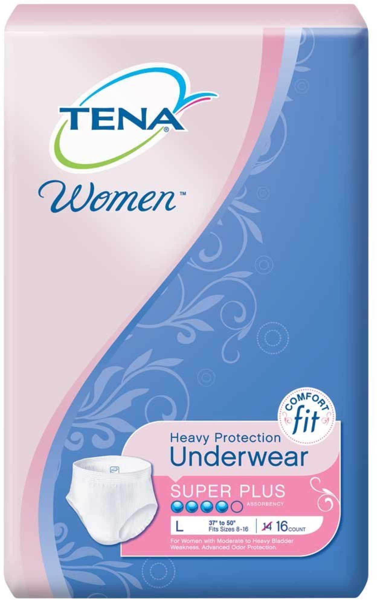 incontinence underwear protective tena briefs walmart pack