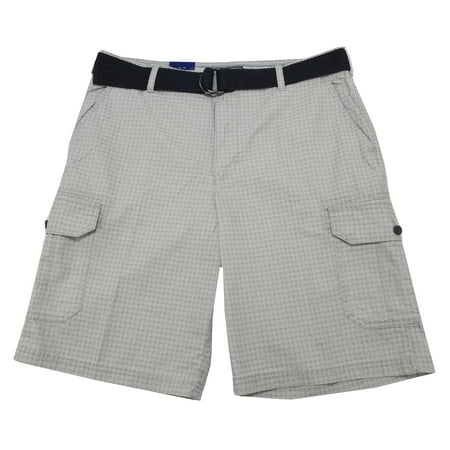 IZOD Mens Size 42 Flat Front Cargo Shorts, High Rise