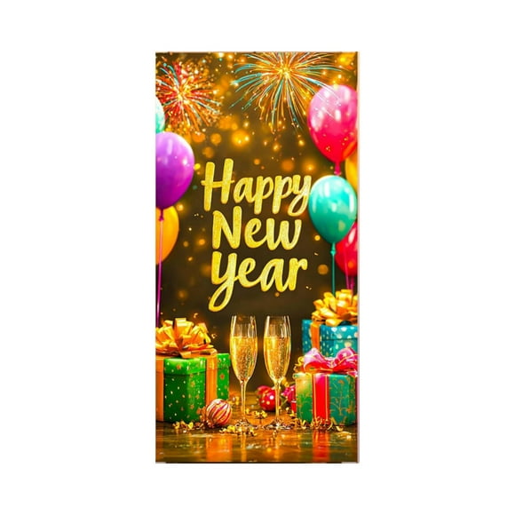 Decoración del hogar, decoración de habitaciones, decoración de paredes, ambientes de fiesta de Nochevieja, pancartas decorativas, fondos, telas colgantes, cubiertas de tela para puertas.