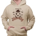 thumbnail image 2 of Country Ghost Howdy Hoodie Sweatshirt Unisex X-Large Sand, 2 of 5