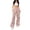 16# Pink, variant on Womens Parachute Pants Y2k Baggy Wide Leg Track Pants Elastic Waist Jogger Sweatpants Hiking Pants Trousers White S