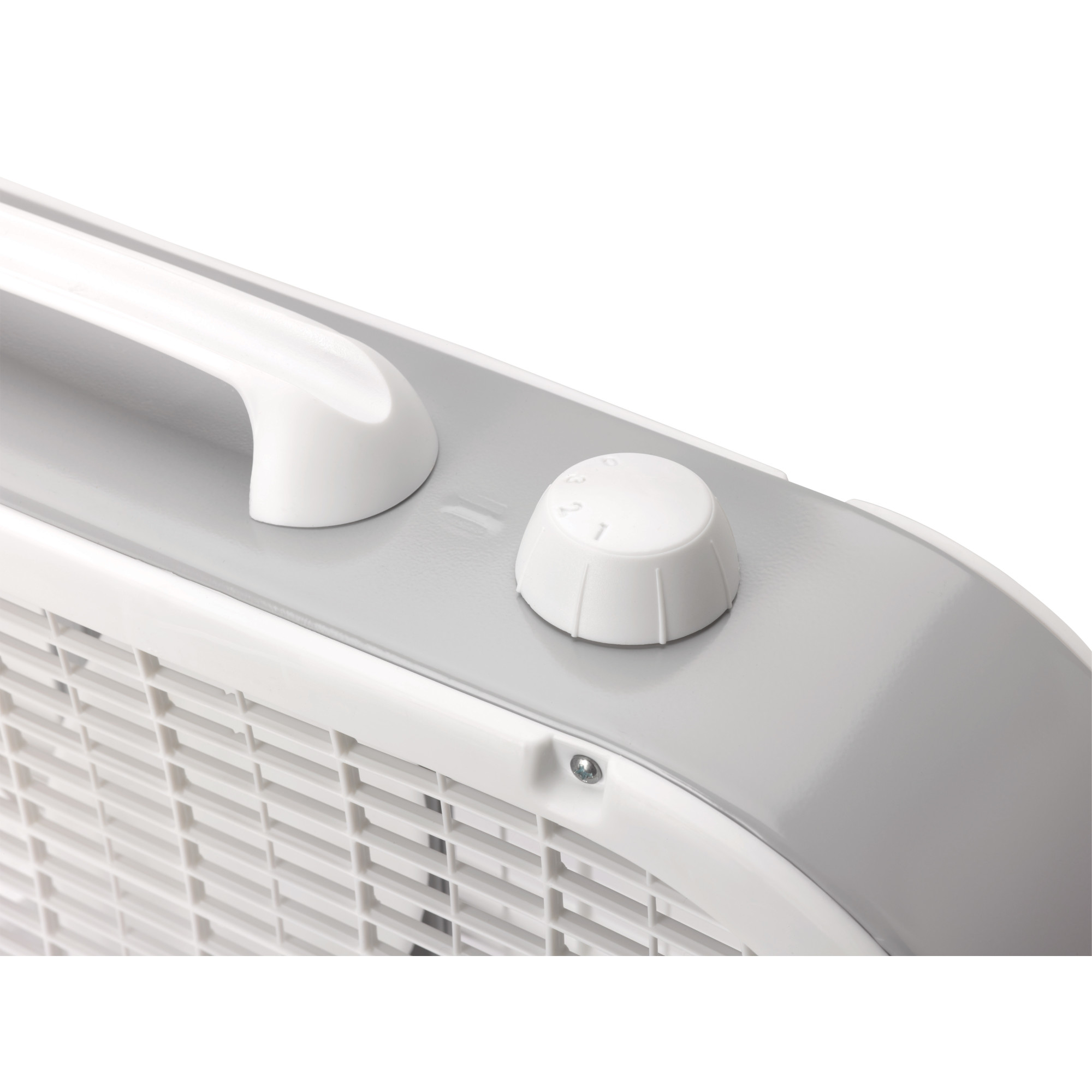 Lasko 20" Classic Box Fan with Weather-Resistant Motor, 3 Speeds, 22.5" H, White, B20200, New - image 3 of 7