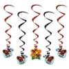 Party Central Club Pack of 30 Multi-Color Ladybug Spiral Whirls 40"