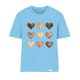 thumbnail image 3 of TaTaai Ladies' Valentine Heart Print Round Neck Short Sleeve Shirt, Valentine's Day Gift, Casual Festival Fashion Top Gift, 3 of 4