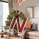 thumbnail image 3 of Letras para adornos de Navidad, decoración de Navidad personalizada, decoración colgante para árbol de Navidad N, 3 of 7