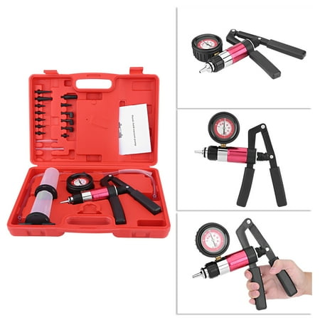 Brake Bleeder Adapter Set - Ejoyous Auto Hnad Held Vacuum Pump Pressure Tester Kit Brake Bleeder Test Tool Set with Adapters, Brake Bleeder Tester,Vacuum Pressure Tester