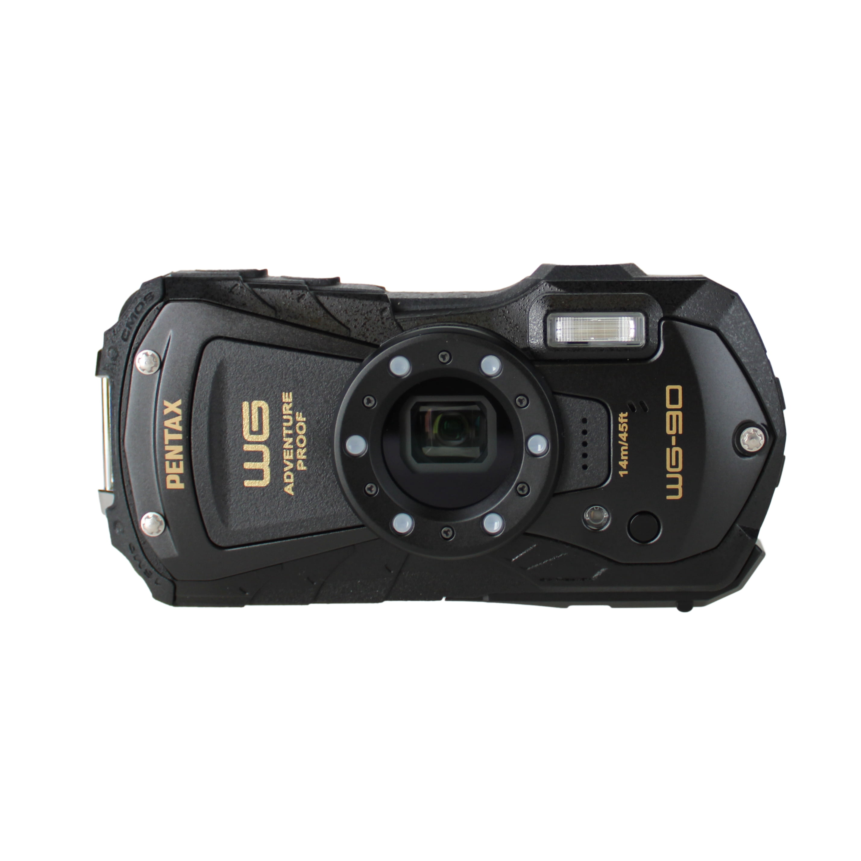 Ricoh Pentax WG-90 Waterproof, Shockproof, Dustproof, Freezeproof, Tough Digital Camera + More