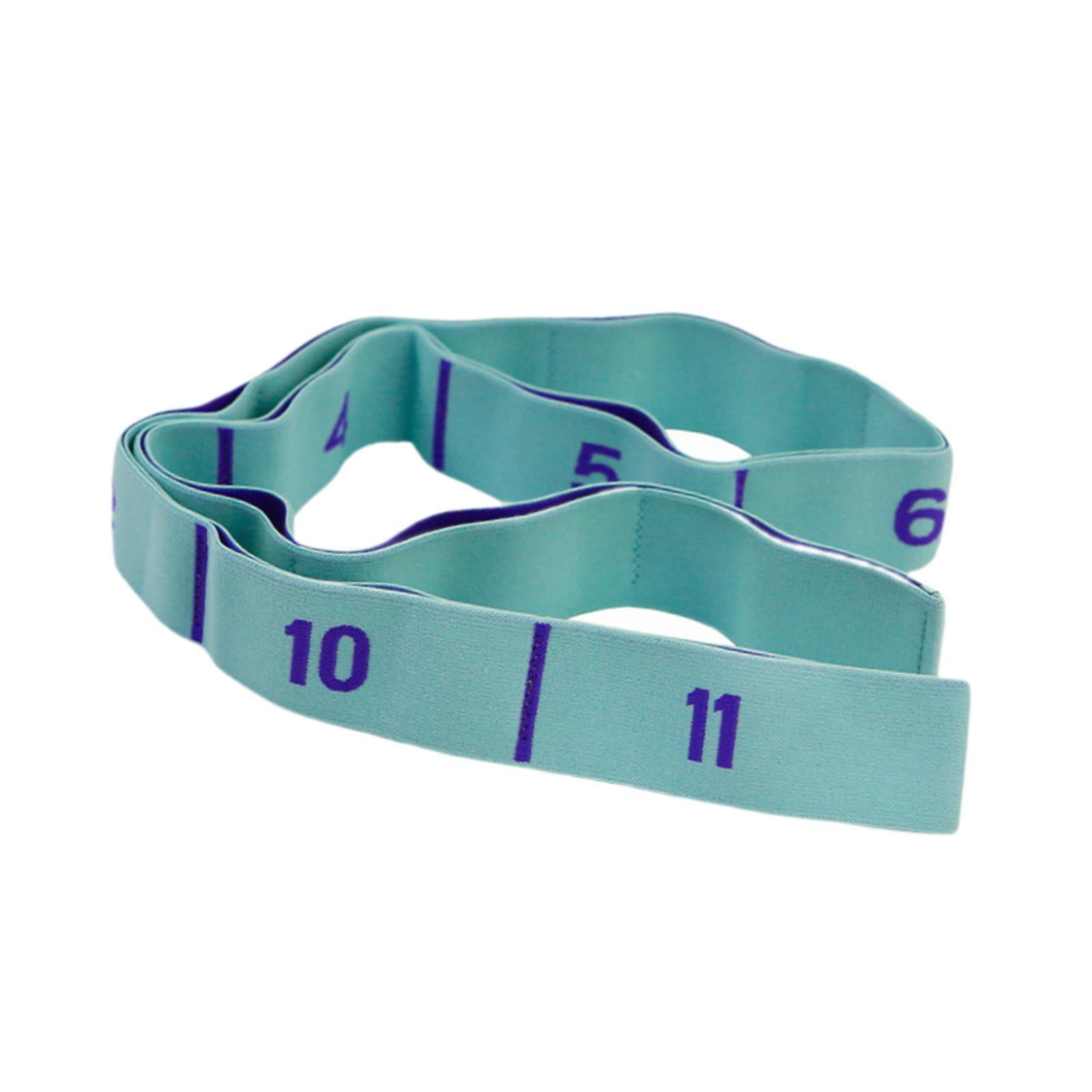 DimyFew Resistance Band Exercise Band Portable 11 Segment for Fitness Gym Stretching Blue