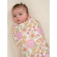 thumbnail image 3 of Gerber Baby Boy or Girl Unisex Muslins Swaddle Blanket, 2-Pack, Retro Floral, 3 of 11