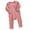 Style455·Pink Baby Girl Romper, variant on XAOWF Baby Girls Bodysuit Long Sleeve Stretchy Ribbed Solid Color Round Neck Soft Romper For Daily Wear Relaxed Fit Stylish Rompers 0-3 month