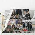 thumbnail image 2 of One Music Direction Flannel Blanket Air Conditioning Blanket Nap Blanket Sofa Throw Blanket Throw Blankets 50"X40", 2 of 6