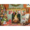 thumbnail image 2 of EUROGRAPHICS Christmas By The Fireplace 500 Extra Large Piece Puzzle, 2 of 3