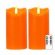thumbnail image 1 of Velas sin llama VEEKI Flickering Fall LED con control remoto de 6 x 3 pulgadas, 1 of 8