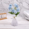 thumbnail image 4 of Blue Artificial Flowers, Fake Blue Flowers Silk Peony Bouquet, Baby Blue Flowers for Table Decor, 13.8 in, 4 of 4