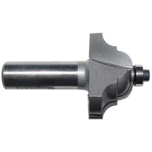 Magnate 3406 Classic Router Bit - 1/4" Radius, 3/4" Cutting Length, 1/2" Shank Diameter, 1-1/2" Shank Length, 1-1/2" Overall Diameter