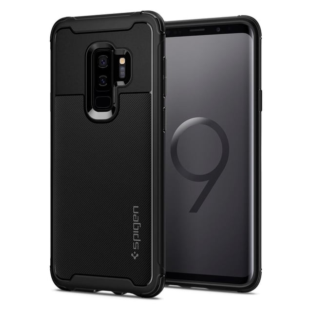 Funda Rugged armor para Samsung galaxy S9 plus Black Spigen Spiggen original
