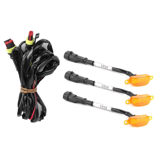 Luz de rejilla para Ford, 3 piezas, luz de rejilla de parachoques, luz de rejilla delantera, luz de grado profesional