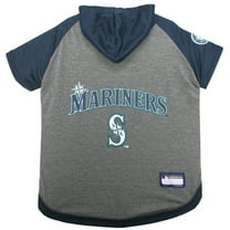 Pets First MLB Seattle Mariners Hoodie Tee Shirt for Dogs and Cats, Warm and Comfort - Extra Small