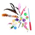 thumbnail image 1 of 20PCS Cat Toy Set Assorted Funny Interactive Cat Teaser Toy Cat Feather Toy, 1 of 7