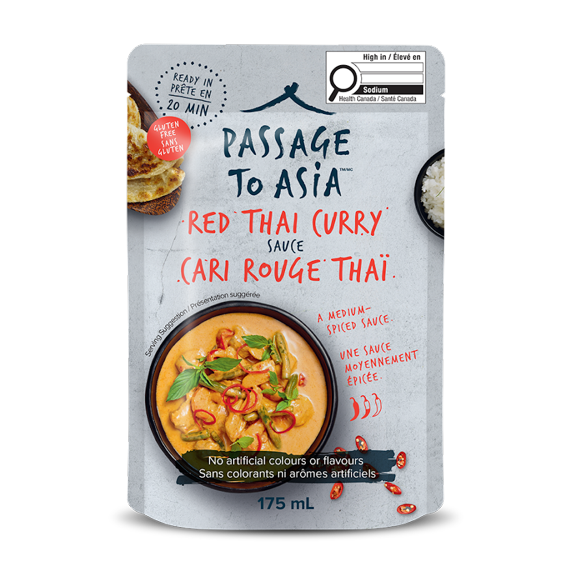 Passage Foods, Passage to Asia, Red Thai Curry Sauce, 175 ml