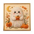 thumbnail image 2 of Halloween Pearl Art Kit Cute Ghost Painting Set Plastic Complete Kit for Fall Home Decor Wall Art Crafts Seasonal Gifts by MPOISVA, 2 of 10