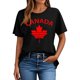 thumbnail image 4 of Tops de Cuello Redondo para las Mujeres Nuevo Suéter de Manga Corta, Camiseta de Poliéster Impresa Casual, 4 of 4