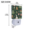 thumbnail image 4 of Yayeee LED Plug in Night Light for The Home with Auto Dusk to Dawn Light Sensors, 2 Pack, Green Christmas Trees, 4 of 6