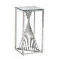 thumbnail image 1 of Topline Home Furnishings Glass Top 28" Accent Table, 1 of 4