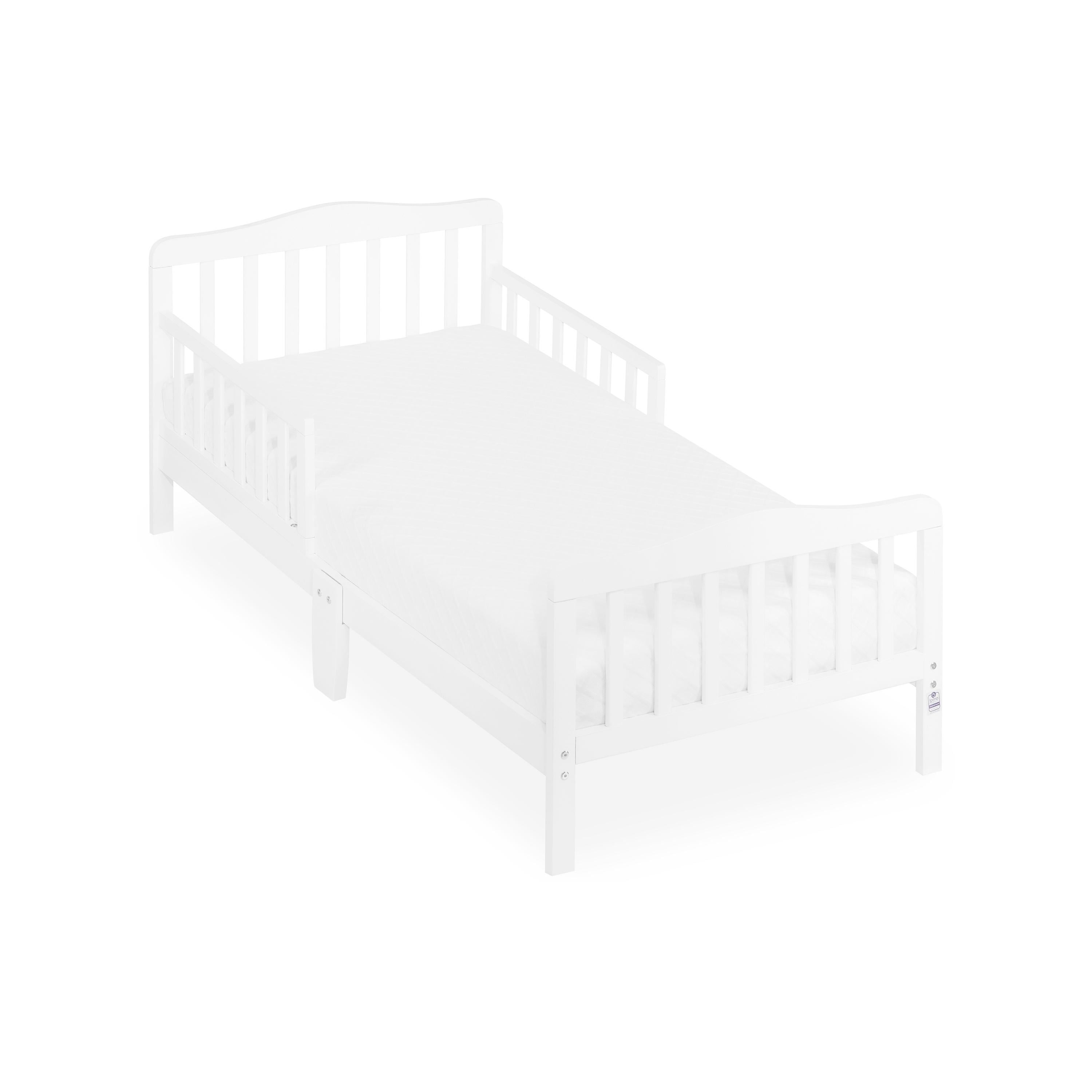 Dream on Me Classic Design Toddler Bed, White