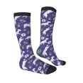 thumbnail image 4 of Lsque Cute Dog Printed Crew Socks Men's Women's LightWeight Thin Casual Calf Socks ,Knee High Socks,Cotton Socks, 4 of 9