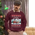 thumbnail image 5 of Christmas Sweatshirt, Life on Farm Holiday Ugly Christmas Sweatshirt, Funny Festive Tractor & Farm Animals Crewneck Sweatshirt for Parties & Gifts, 5 of 5