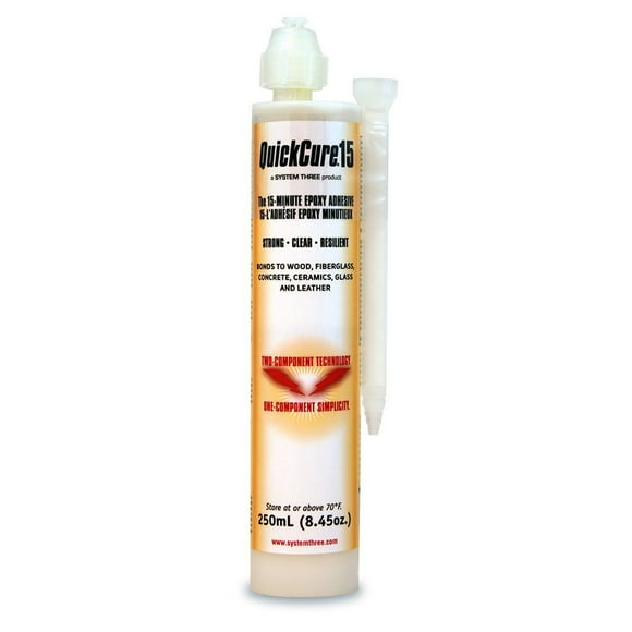 System Three 1010K91 Cartouche U-TAH 15, 8.4 Oz., Inclut 1 Embout, Ambre