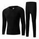 thumbnail image 2 of Ceisia Men Solid Color Elastic Warm Tracksuit Set Round Neck Top and Pants for Outdoor Running Fitness Gift, 2 of 8