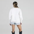 thumbnail image 2 of Women's Gameday Couture White Missouri Tigers Oversized Premium Fleece Sweatshirt, 2 of 5