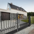 thumbnail image 4 of ALEKO Steel Dual 16 x 6 feet Black Swing Driveway Gate Venice Style, 4 of 14