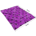 thumbnail image 4 of Spider Web Halloween Pattern Blanket,Comfortable Soft Flannel Throw Blanket,All Season,Warm Lightweight Blankets for Sofa Bed Couch Living Room Chair,60"x80", 4 of 4