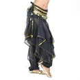 thumbnail image 4 of BellyLady Belly Dance Harem Pants Tribal Baggy Arabic Halloween Pants-Black, 4 of 5