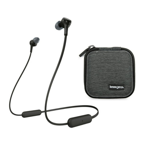 Sony Wi Xb400 Extra Bass Wireless In Ear Headphones Black And Case Bundle Walmart Com Walmart Com