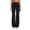 Black Pant, variant on Kvture Women's Bubble Yoga Pants Drawstring Fold Over Wide Leg Leggings Casual Lounge Trousers Orange Pant S