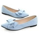 thumbnail image 4 of Zapatos planos TN TANGNEST a la moda para mujer con lazo azul cielo, 4 of 7
