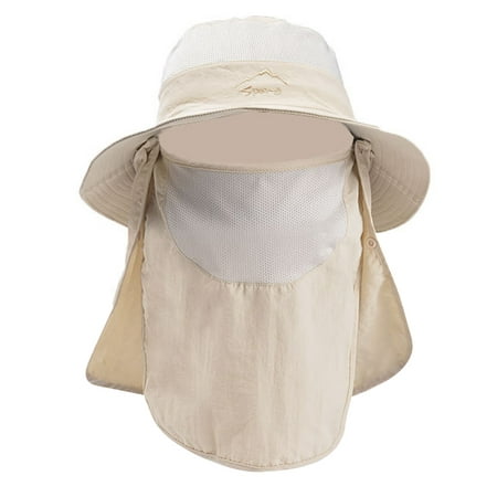 Coofit Sun Hat Breathable Quick Dry Fishing Cap Neck Face Flap Hat for Men  Women 