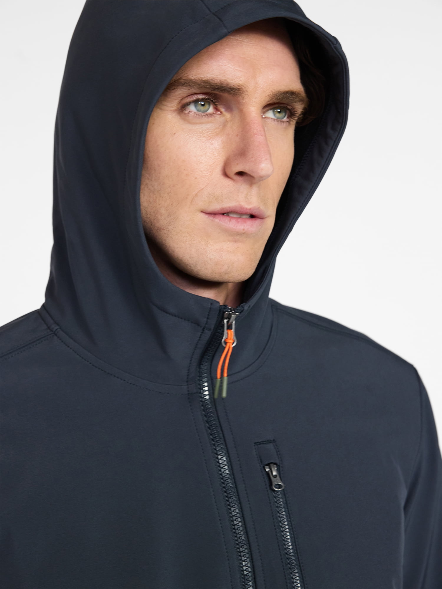 Ozark Trail Men's & Big Men's Softshell Jacket with Hood, Sizes S-3XL