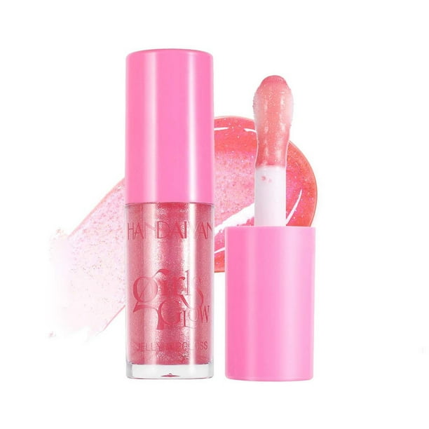 Brillo labial transparente Dudu, hidratante y perlado, brillo labial, aceite labial, 4,7 ml