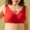 Red bras, variant on pimelu Bras for Women Wireless Bras for Women Lightly Lined Seamless Bralette Elder No Rim Plus Size Comfy Lightweight Push up Bra Plus Size Bras for Women